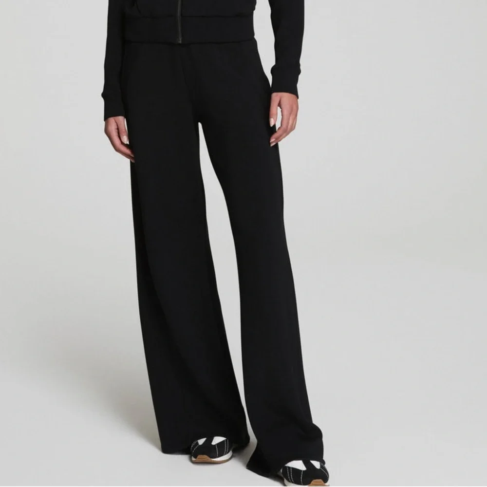 Spanx black air essential wide leg pants - Picture 5 of 10